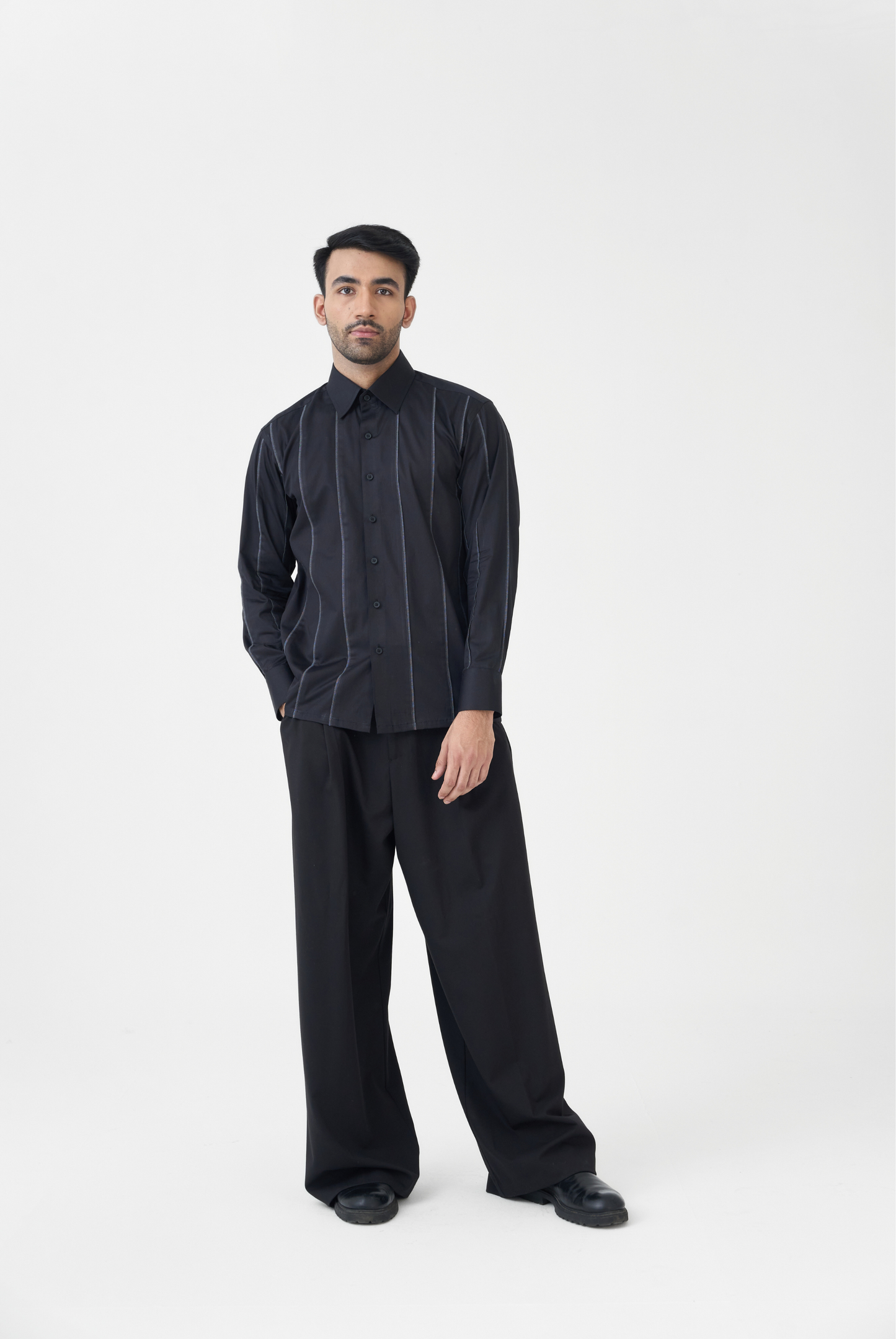 Charcoal Stripe Shirt