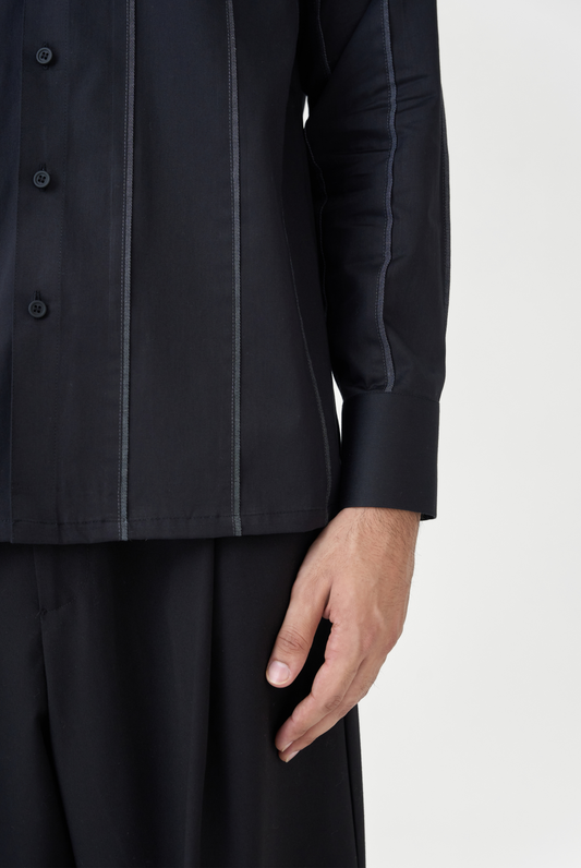 Charcoal Stripe Shirt