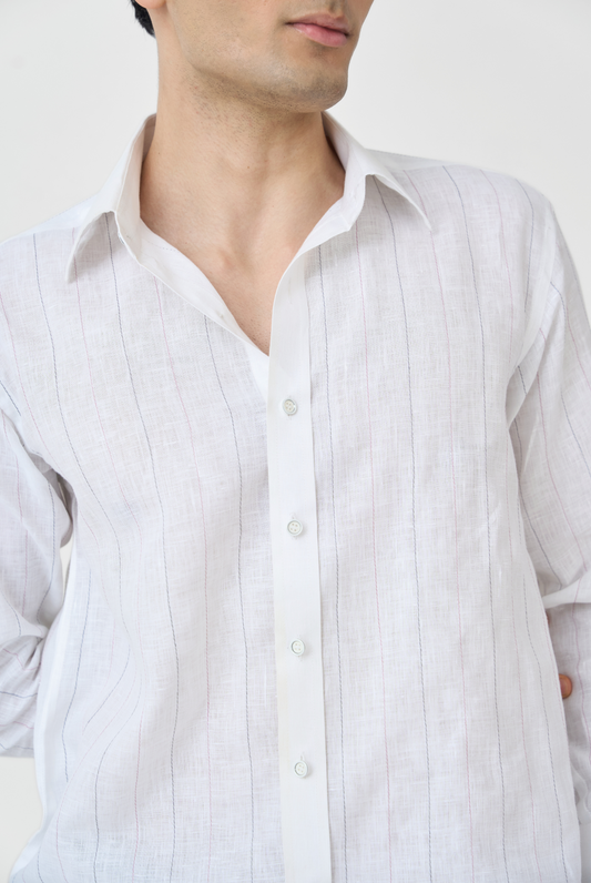 Contrast Stripe Shirt