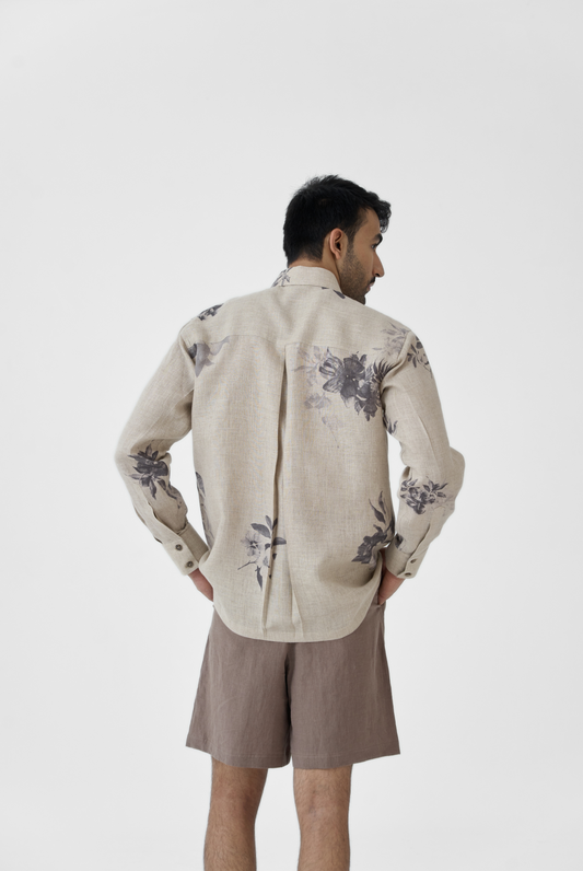 Linen Floral Shirt