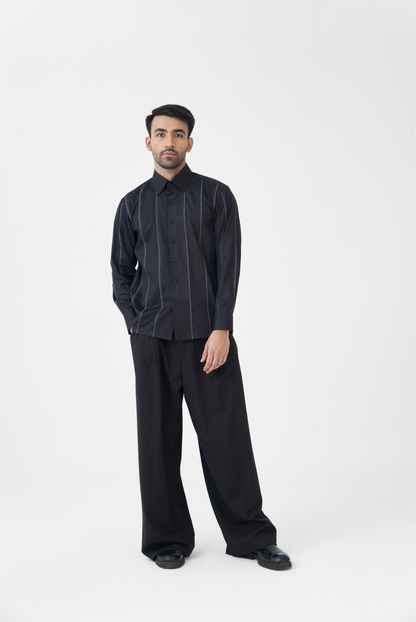 Charcoal Stripe Shirt