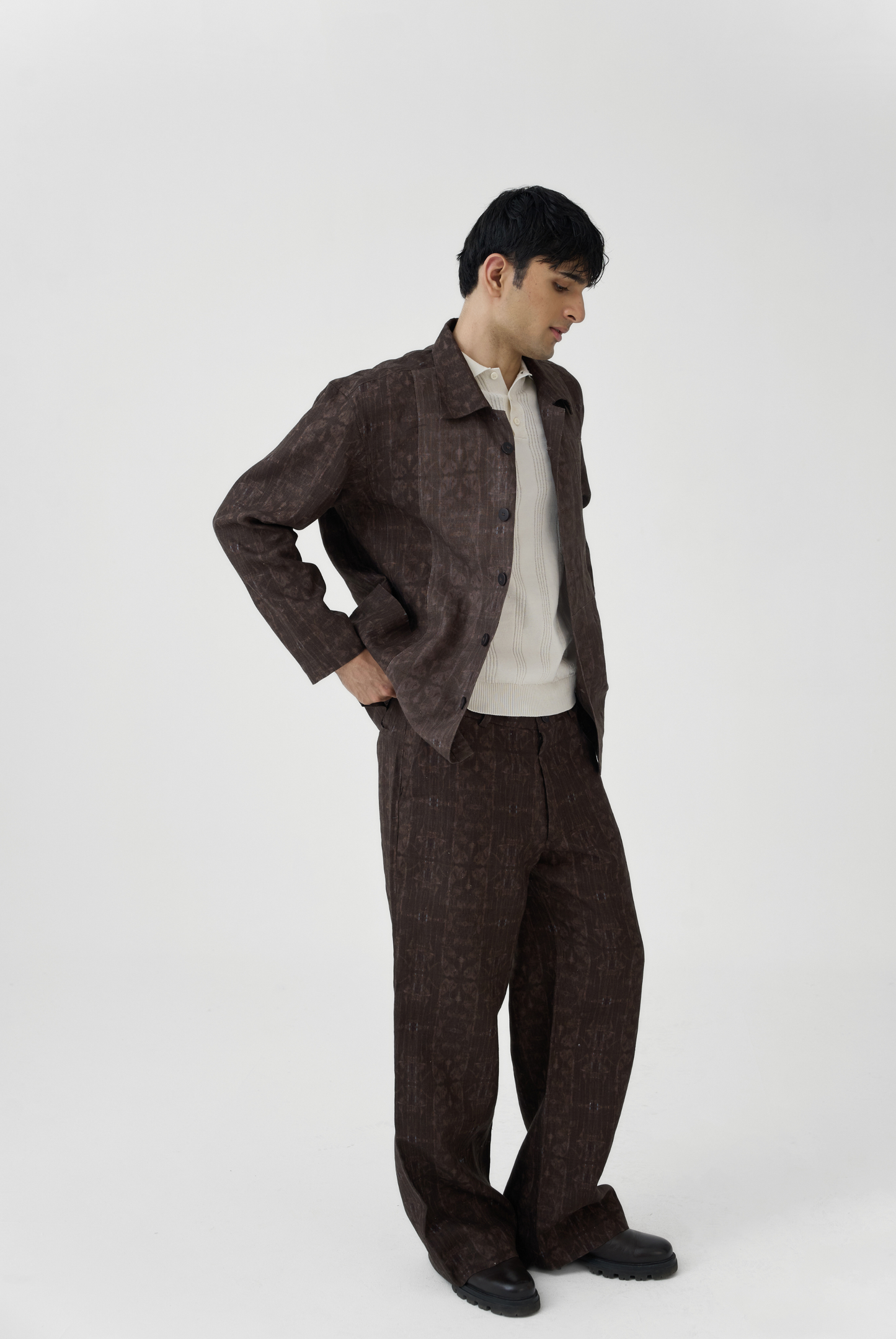 Dual Cedar Linen Jacket