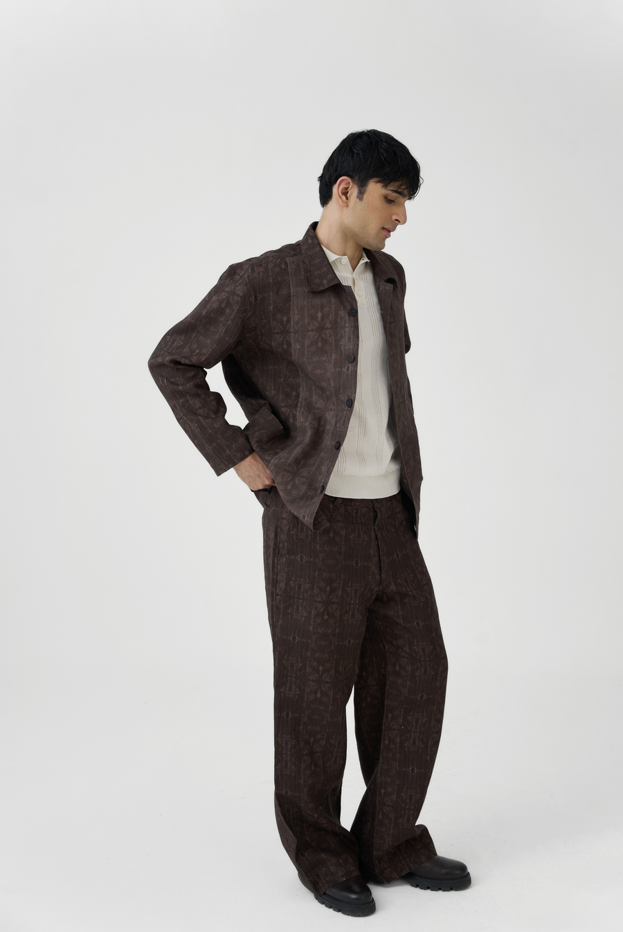 Dual Cedar Linen Jacket