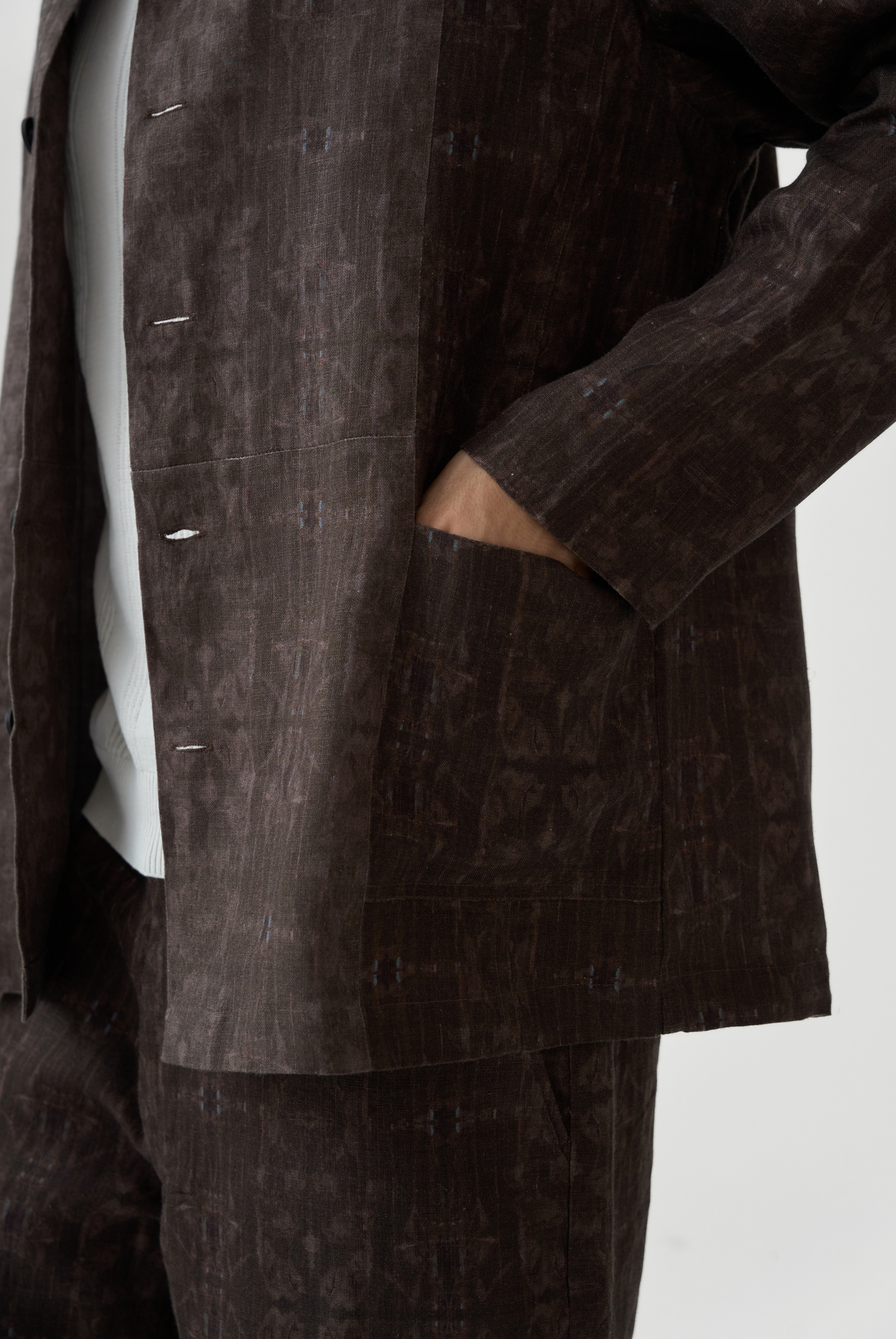 Dual Cedar Linen Jacket