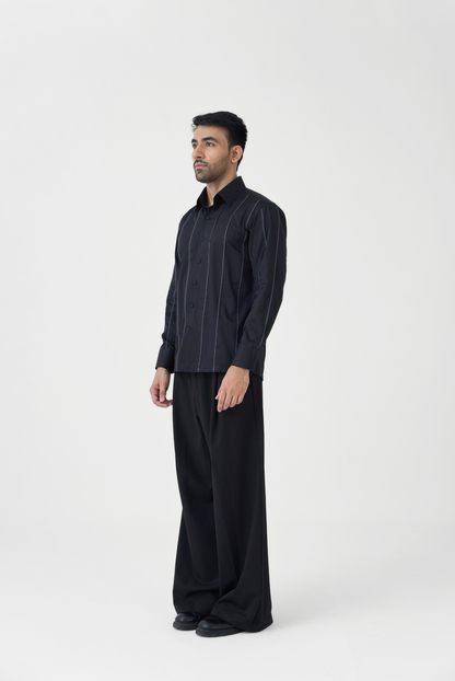 Charcoal Stripe Shirt