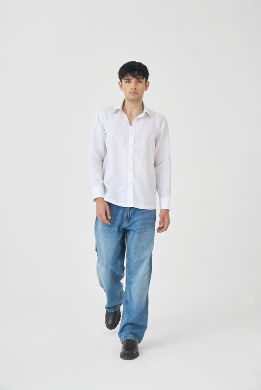 Contrast Stripe Shirt