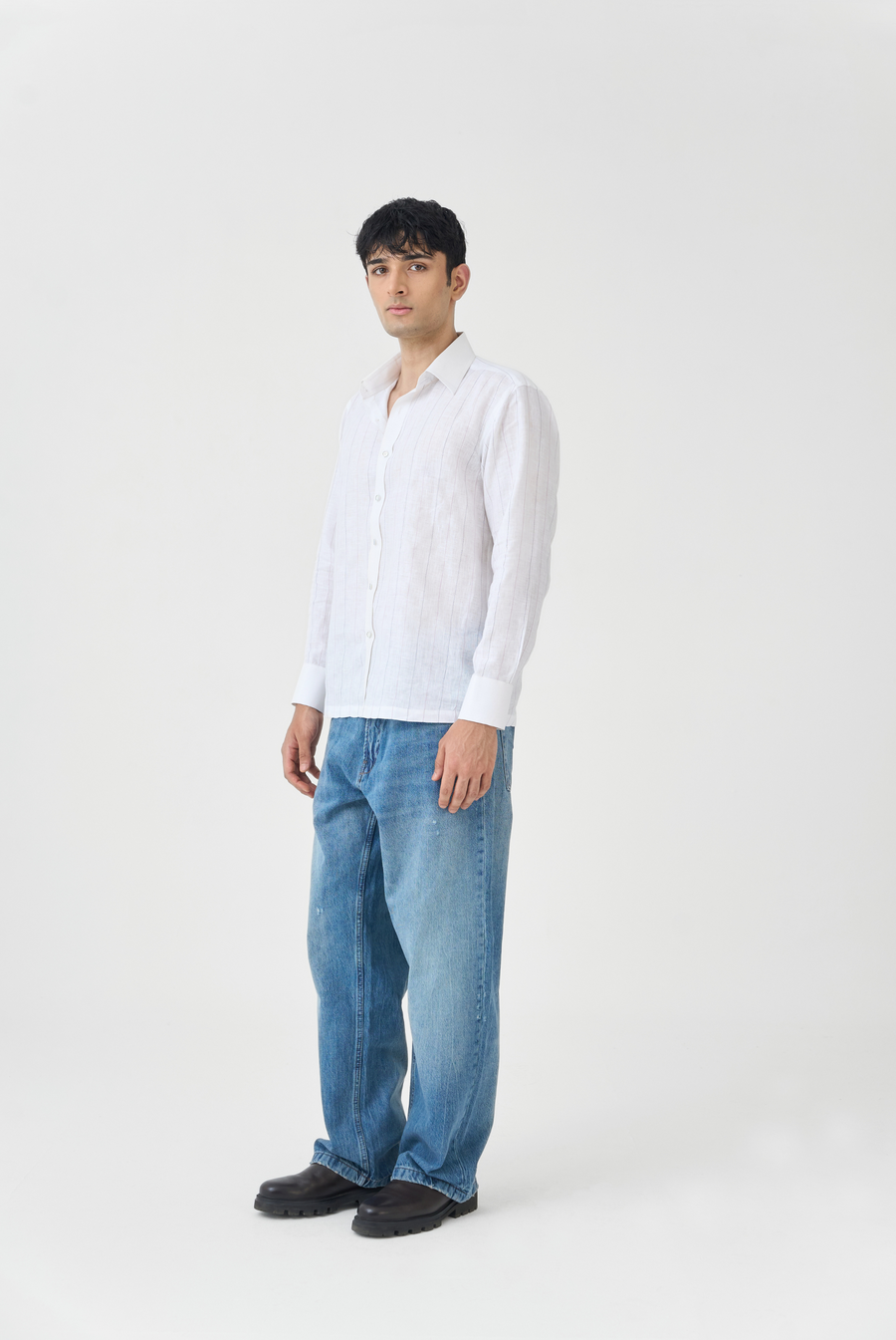 Contrast Stripe Shirt