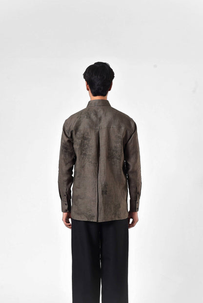 Moss Etch Linen Shirt