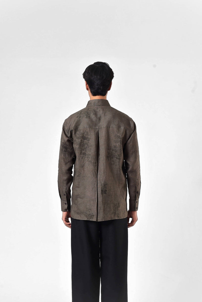 Moss Etch Linen Shirt