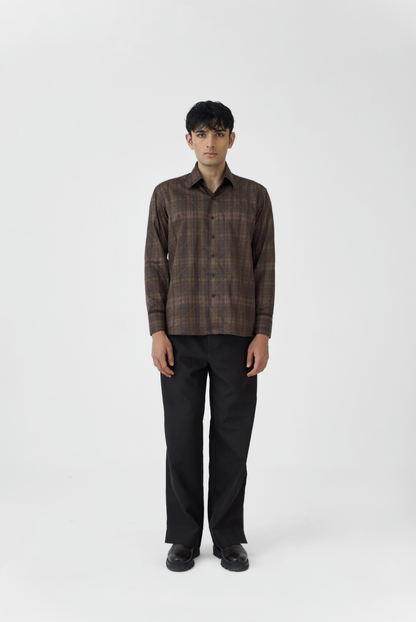 Criss-Cross Grid Shirt