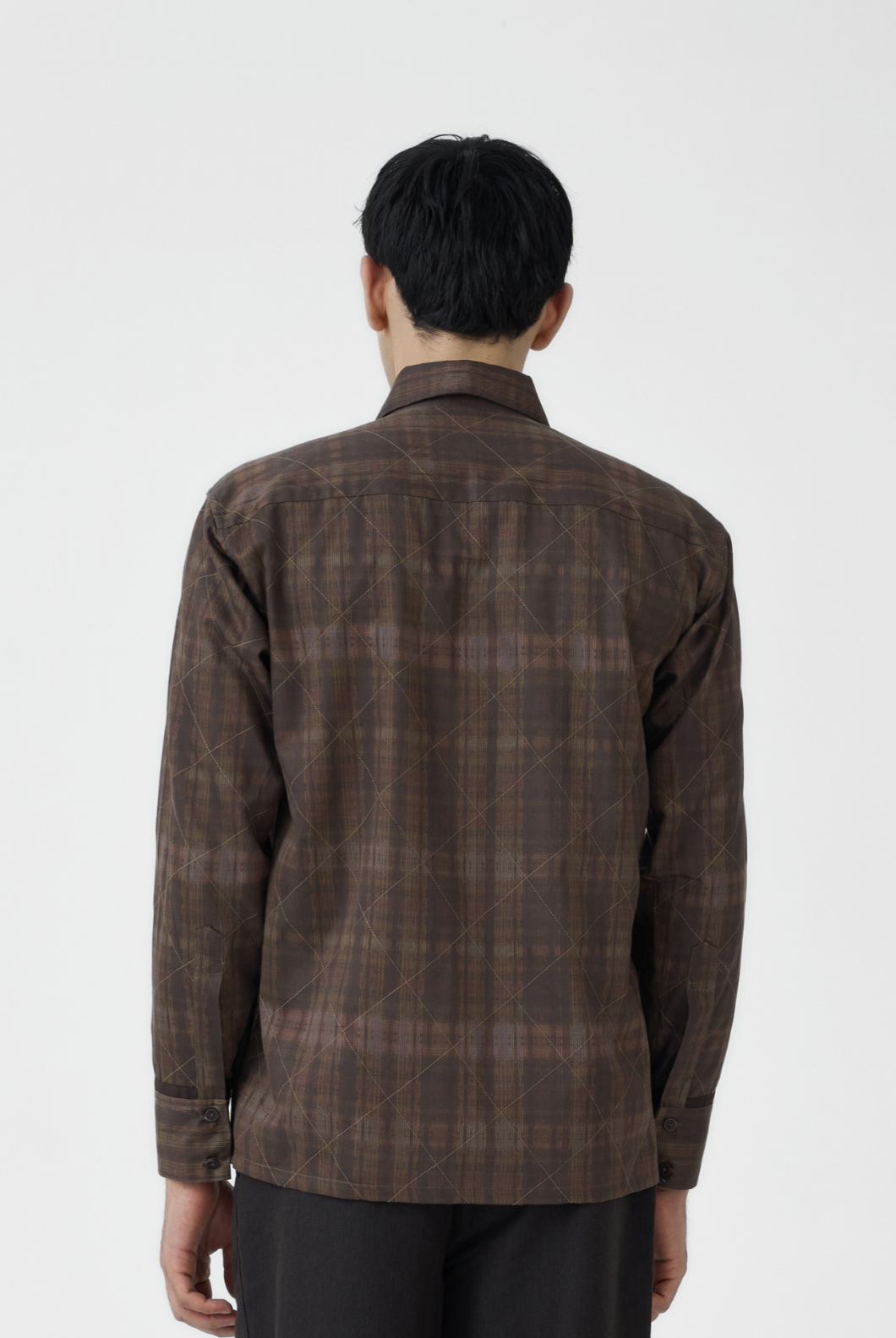 Criss-Cross Grid Shirt