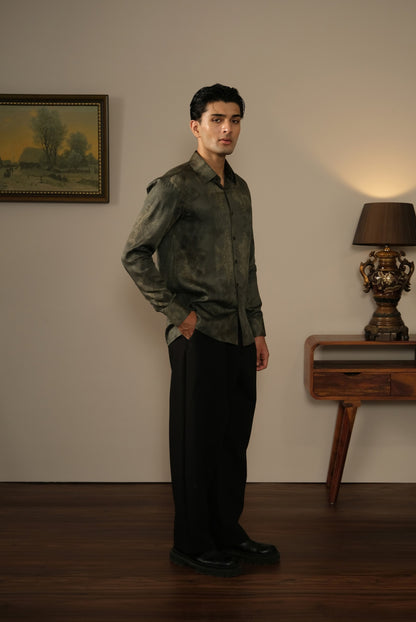Olive Botanical Shirt