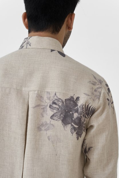 Linen Floral Shirt