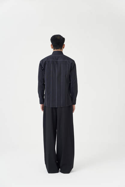 Charcoal Stripe Shirt