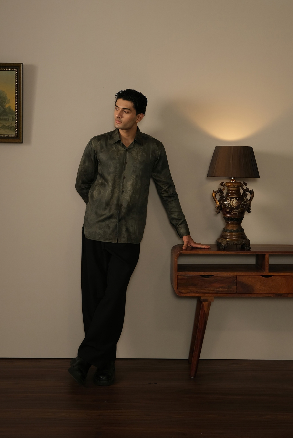 Olive Botanical Shirt