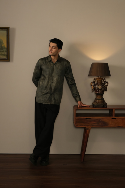Olive Botanical Shirt