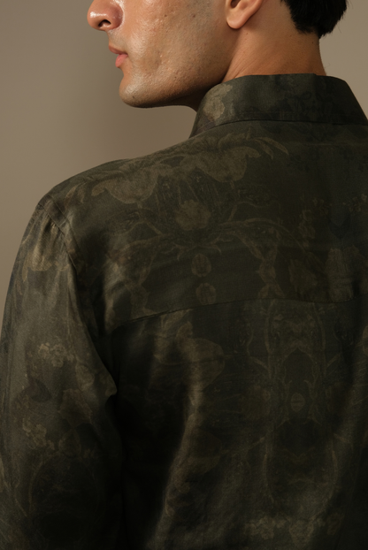 Olive Botanical Shirt